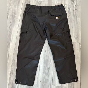 CARHARTT Pants Size 2XL Mens STORM DEFENDER Black Relaxed Fit Midweight OP3507-M